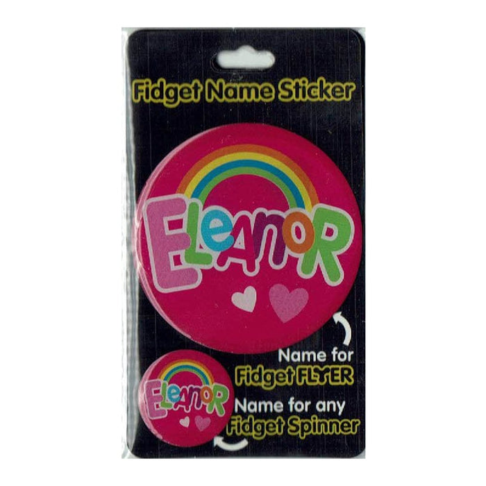 Fidget Flyer Name Stickers Eleanor