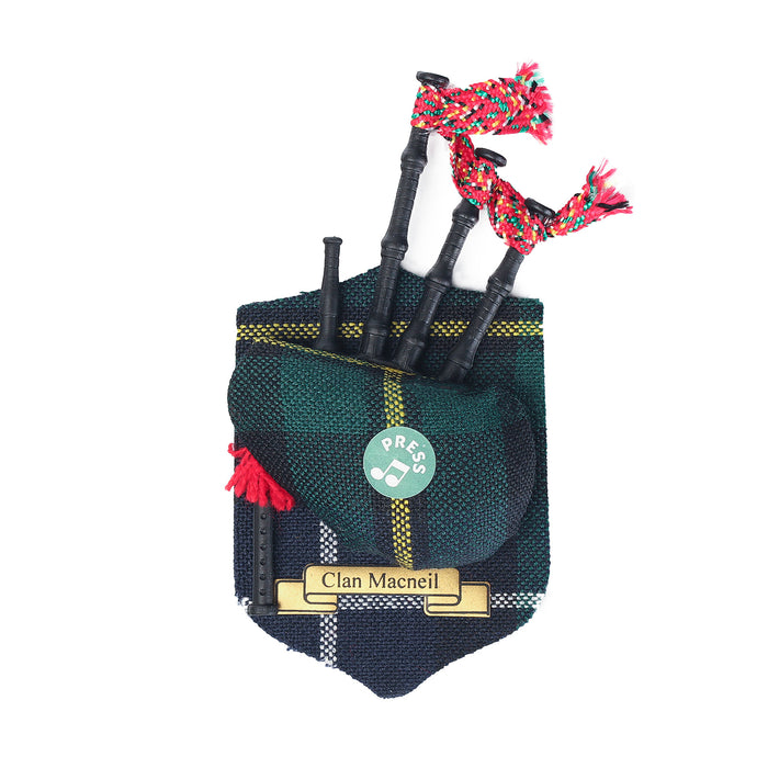 Clan Musical Bagpipe Magnet Macneil