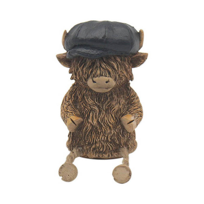 Highland Cow Flat Cap