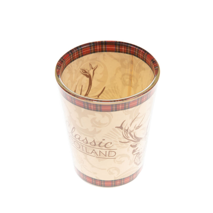 Scotland Stag Shot Glass Inside/Outside