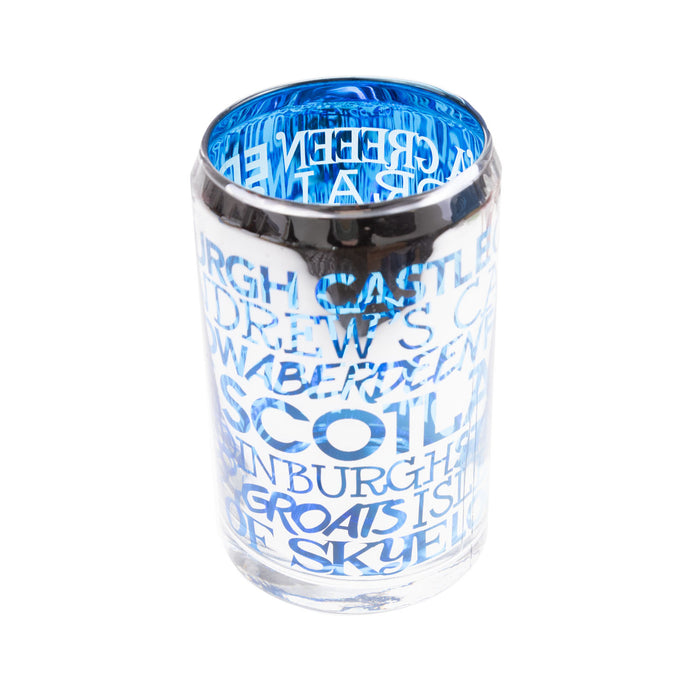 Scotland Tin Can Style Glass (Boxed)