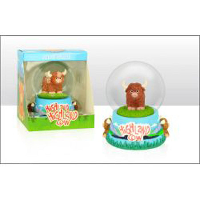 Highland Cow 65Mm Snowglobe