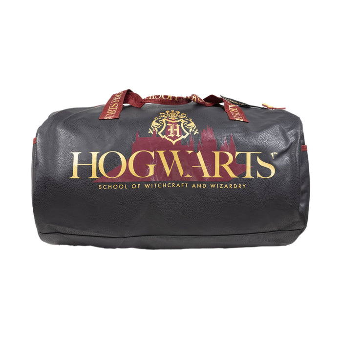 Hp Black Hogwarts Premium Barrel Bag