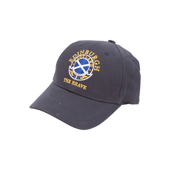 Baseball Cap Circle Edin/Scot/Flag/Brave