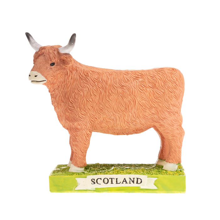 5" Resin Figure - Highland Cow