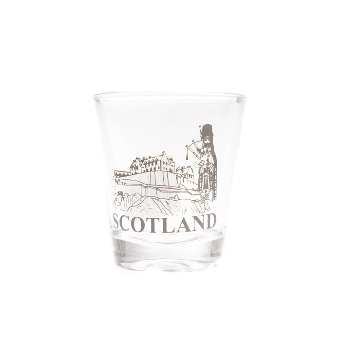 Edinburgh Castle/Piperman Shot Glass