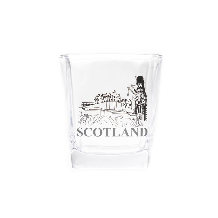 Edinburgh Castle/Piperman Whisky Tumbler