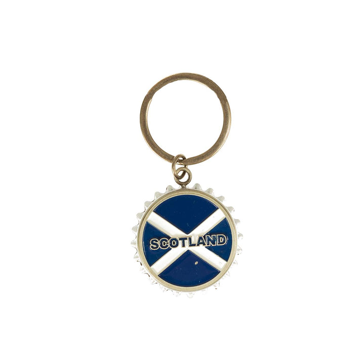 Saltire Flag Bottle Opener Keyring