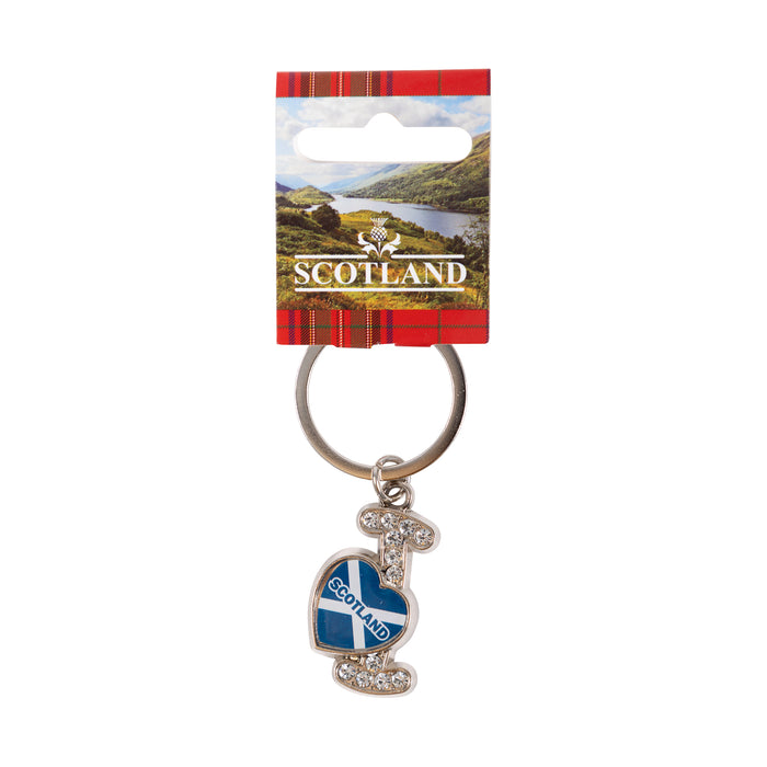 Sct Diamond Alpahbet Keyring - I