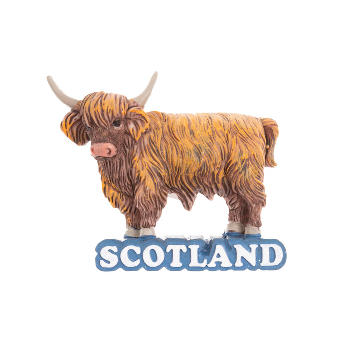 Resin Magnet - Sct Highl Cattle & Calf
