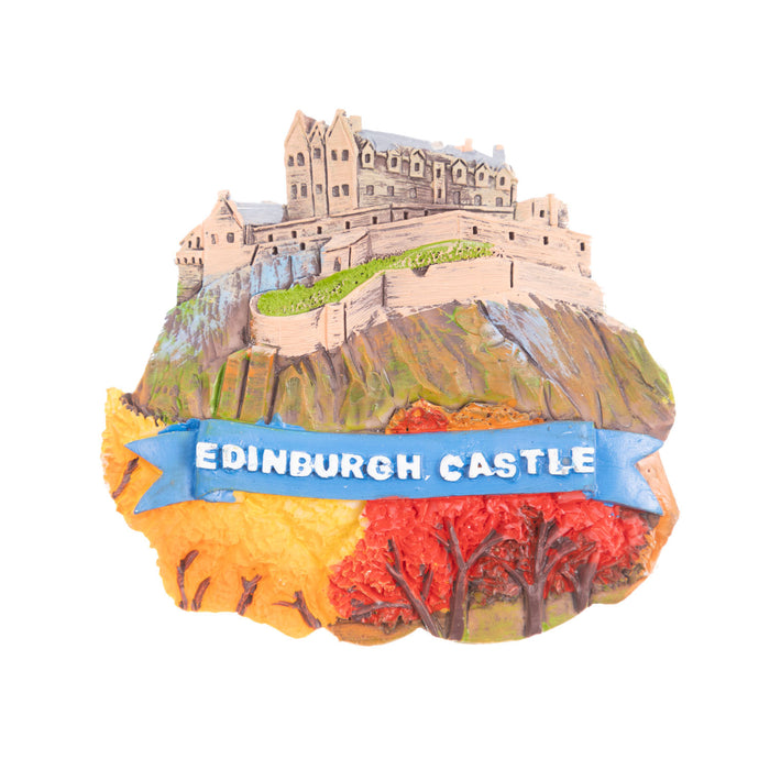 Resin Magnet - Sct Edin Castle Picture