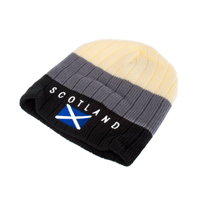 Ski Hat-Cream/Navy/Black S. Flag