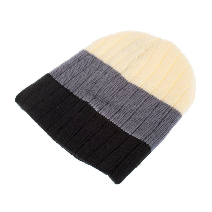 Ski Hat-Cream/Navy/Black S. Flag