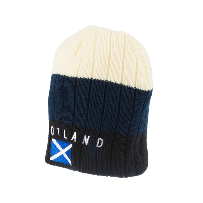 Ski Hat-Cream/Grey/Black S. Flag