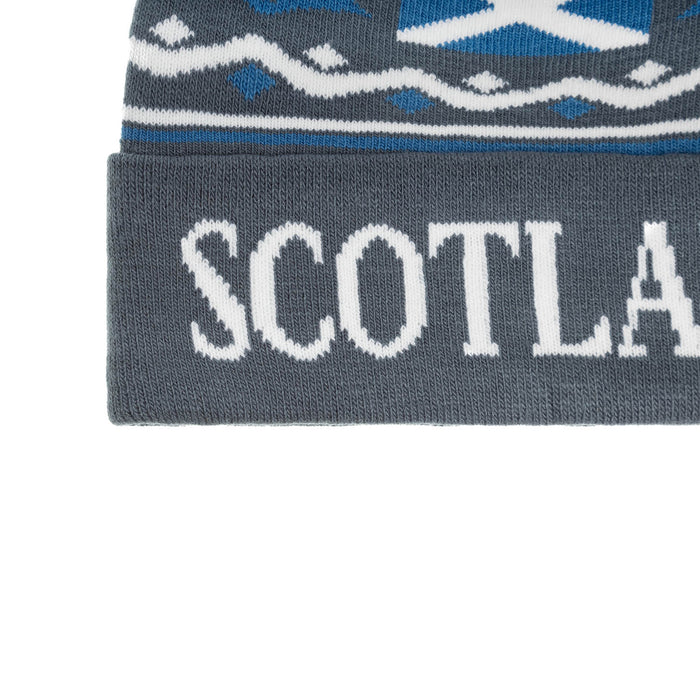 Scotland Thistle/ Flag Beanie