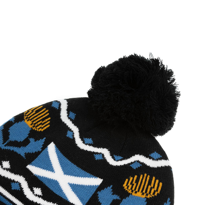 Scotland Thistle/ Flag Beanie