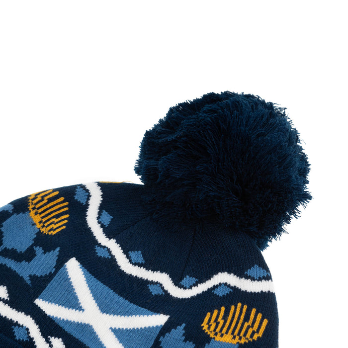 Scotland Thistle/ Flag Beanie