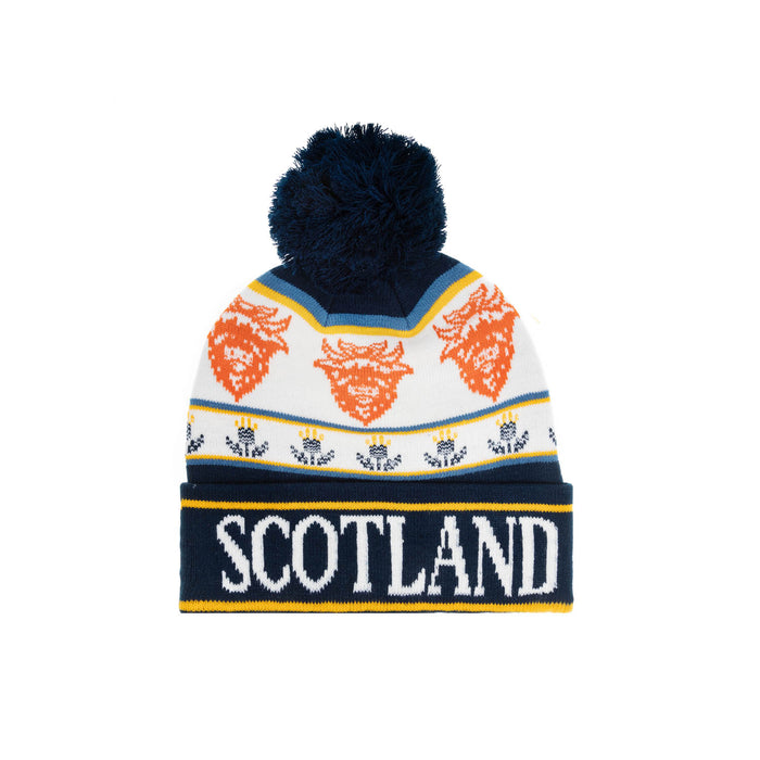 Scotland Cow / Thistle Beanie