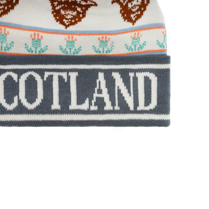 Scotland Cow / Thistle Beanie