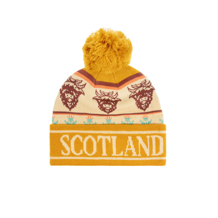 Scotland Cow / Thistle Beanie
