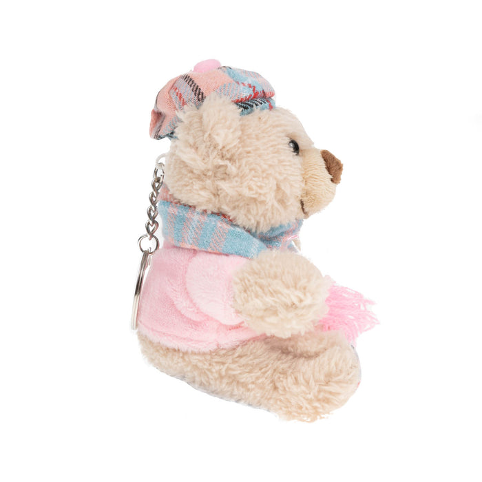 Plush Toy Keyring - Tartan Diana 10Cm