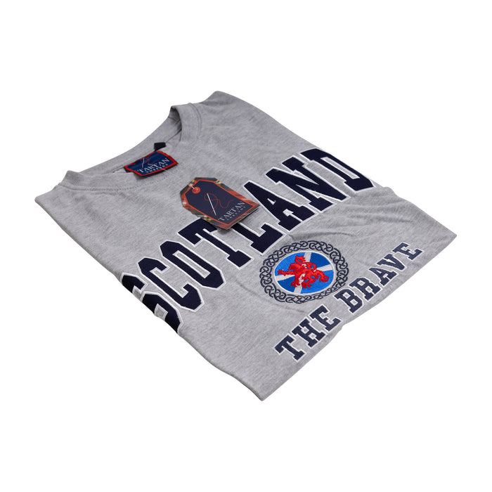 T-Shirt Emb. Scot/Celtic/ Flag/ Lion