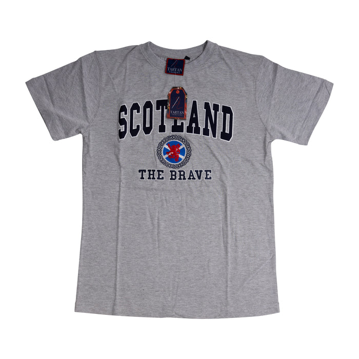 T-Shirt Emb. Scot/Celtic/ Flag/ Lion