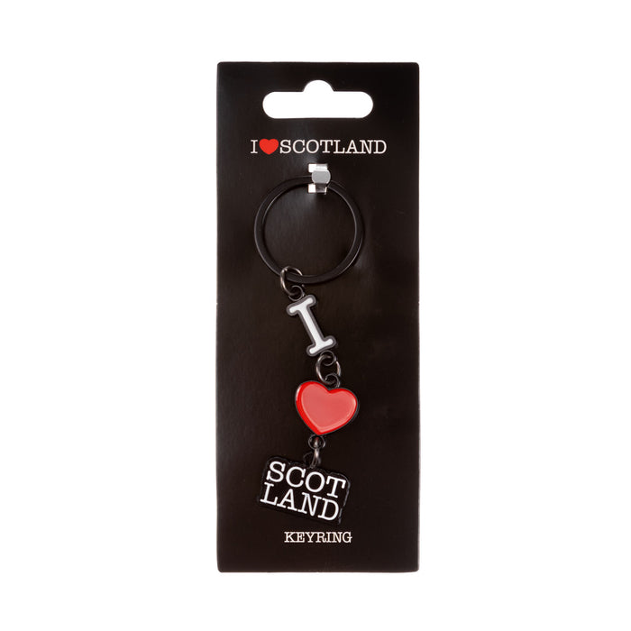 Keyring Link Charms - I Love Scotland