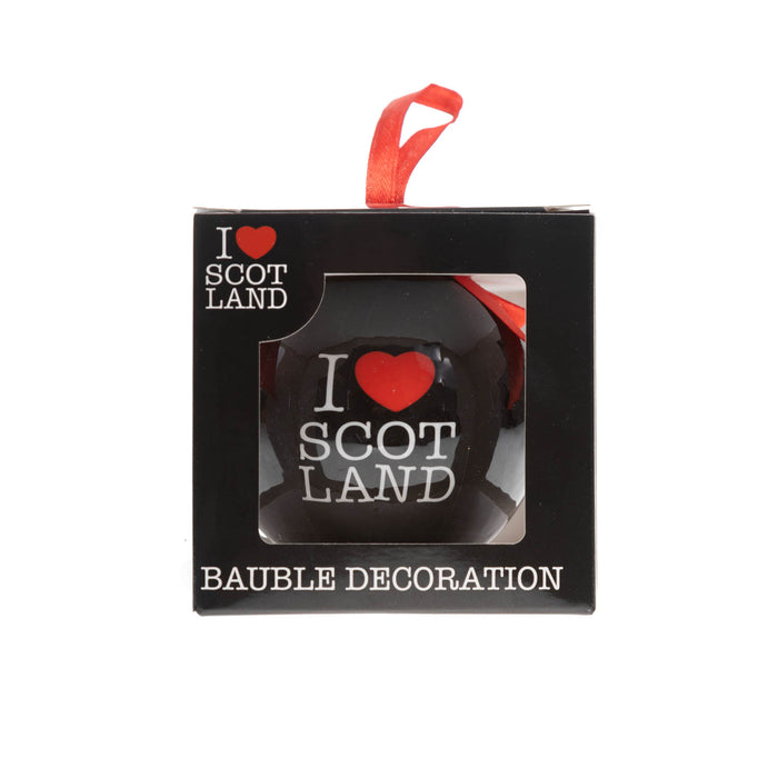 Christmas Bauble - I Love Scotland