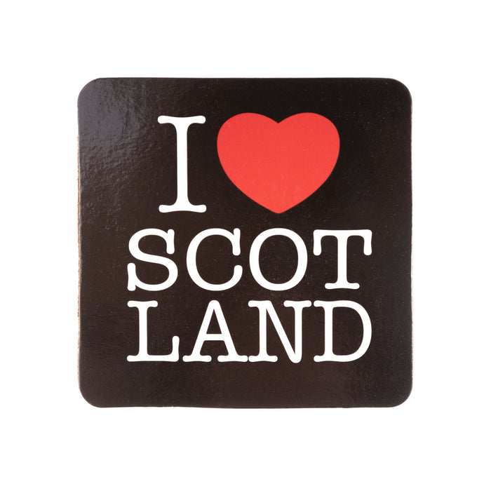 Pack Of 4 Coaster- I Love Scotland
