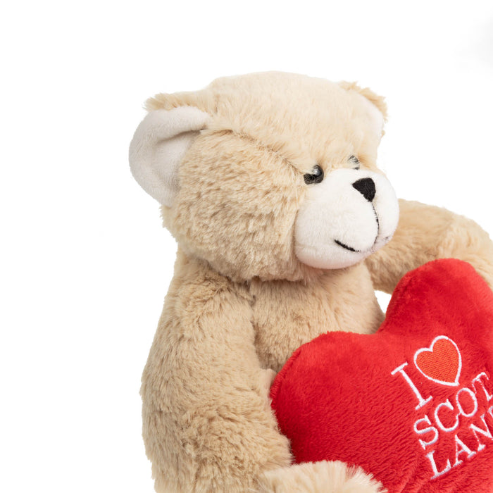 20Cm Teddy Bear  - I Love Scotland