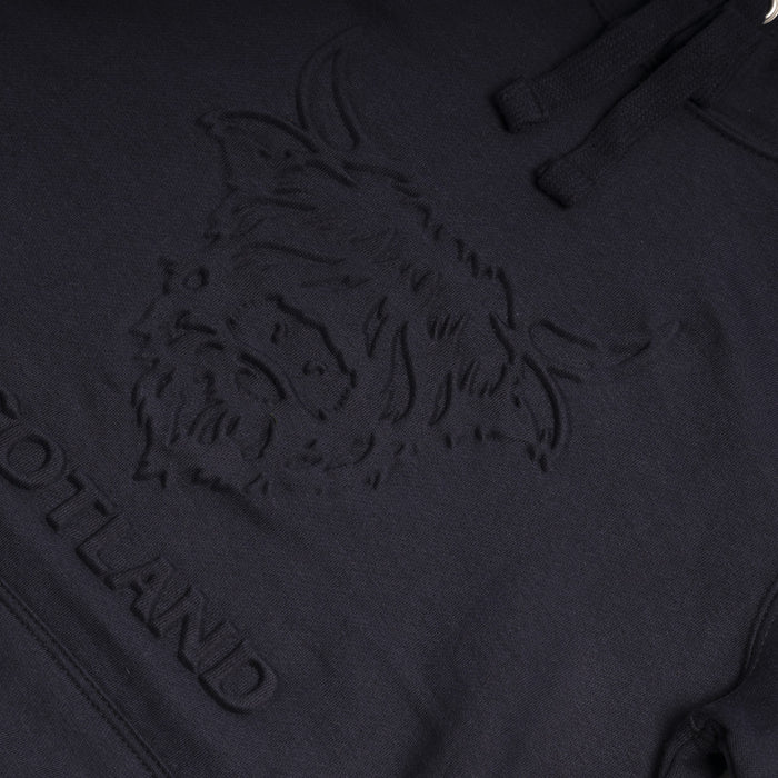Adults Hooded Top Embossed Cow/ Scotland