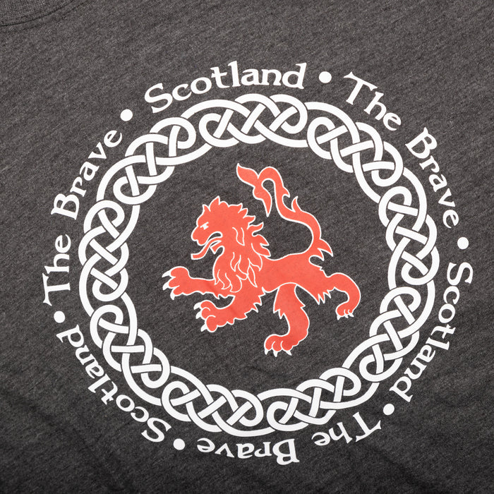 Adults Tshirt Celtic Lion Scot The Brave