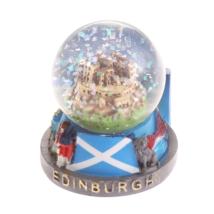 Gb Edinburgh Snowglobe Magnet