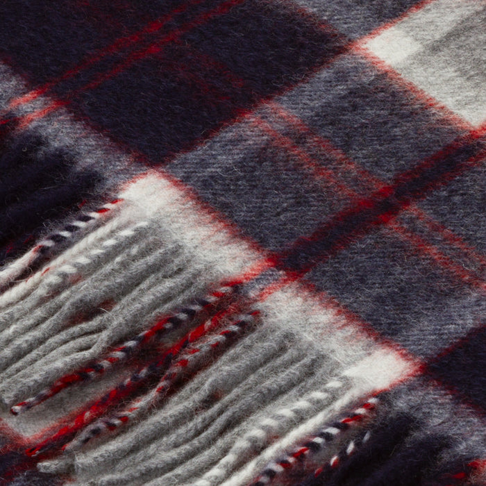 100% Cashmere Woven Scarf Dalton Bannockbane Navy