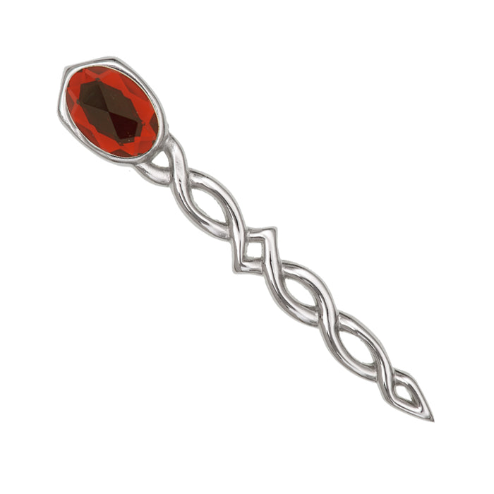 Argyll Interlace Kilt Pin Red