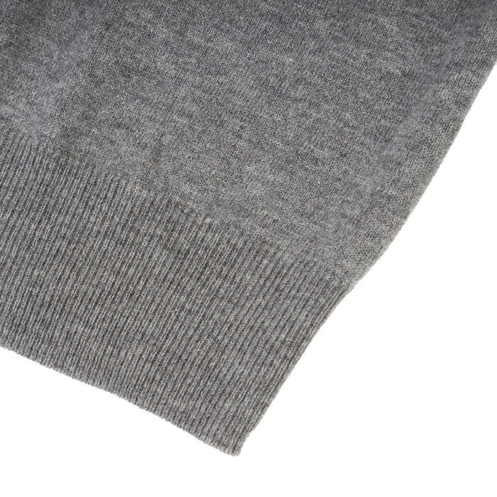 100% Merino Gents 1/2 Zip Sweater Pewter