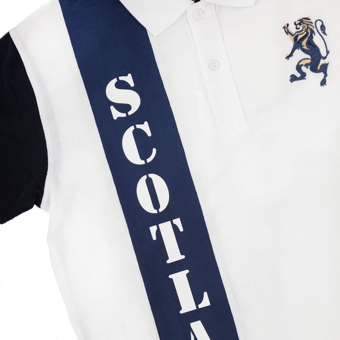 Scotland Richard Polo Shirt White/Navy