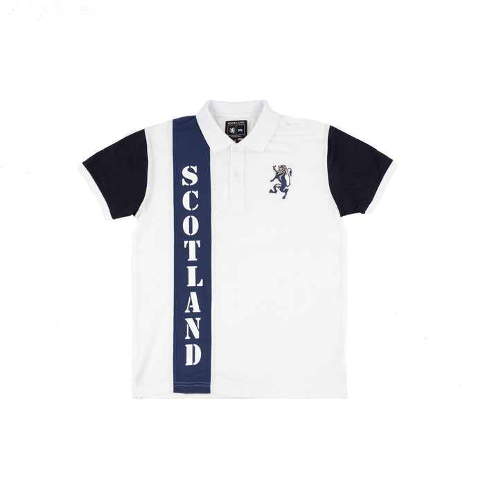 Scotland Richard Polo Shirt White/Navy