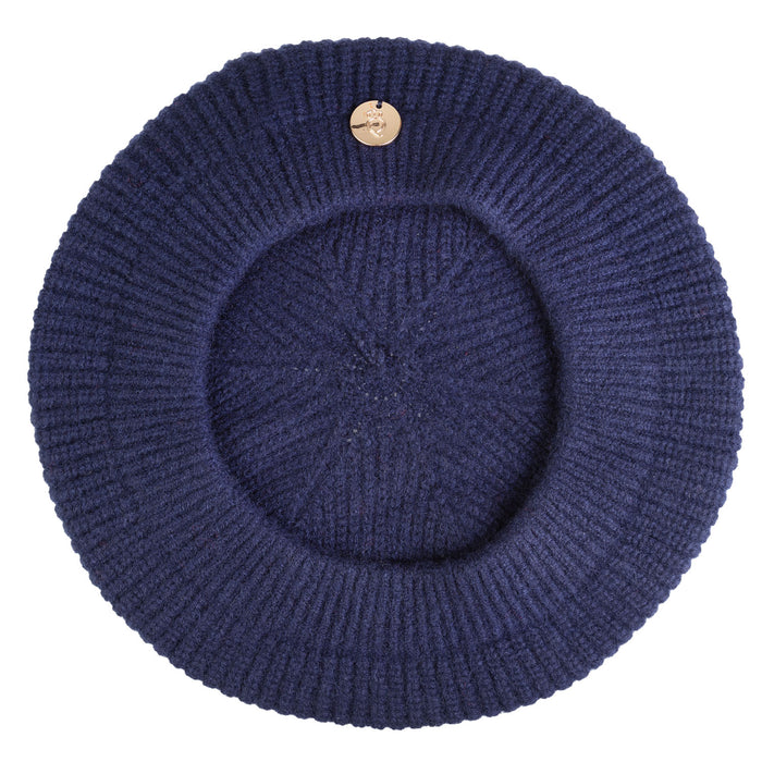100% Cashmere Paris Beret Navy