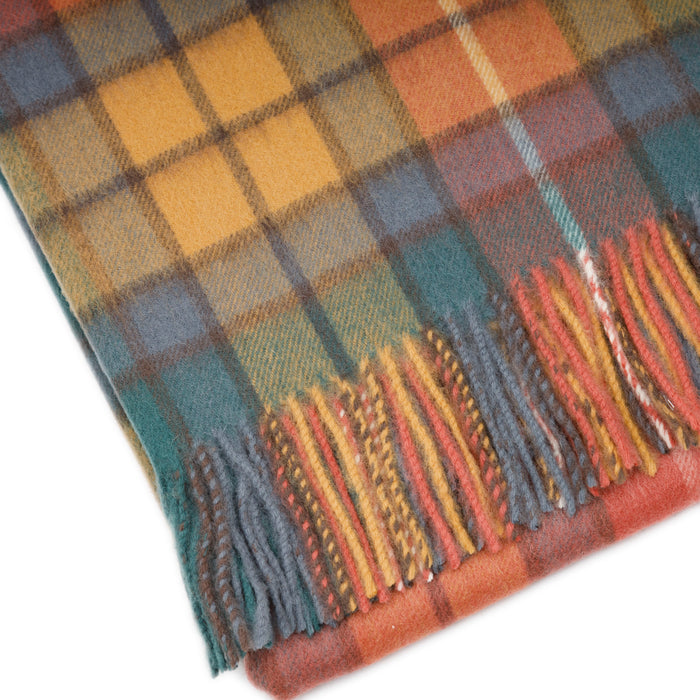 100% Lambswool Blanket Buchanan Antique