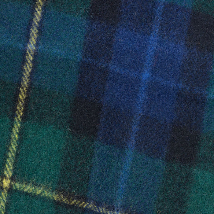 Highland Wool Blend Tartan Blanket Throw Smith