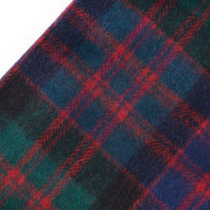 Highland Wool Blend Tartan Blanket Throw Macdonald