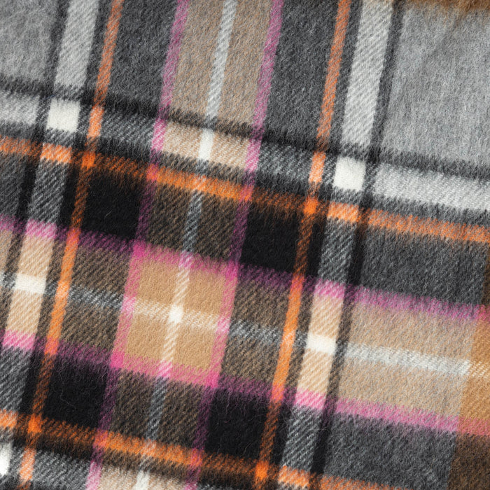 100% Cashmere Woven Scarf Dalton Exploded Bruce Grey