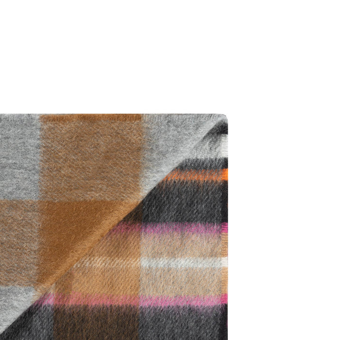 100% Cashmere Woven Scarf Dalton Exploded Bruce Grey