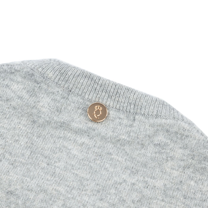 100% Cashmere Argyle Crew