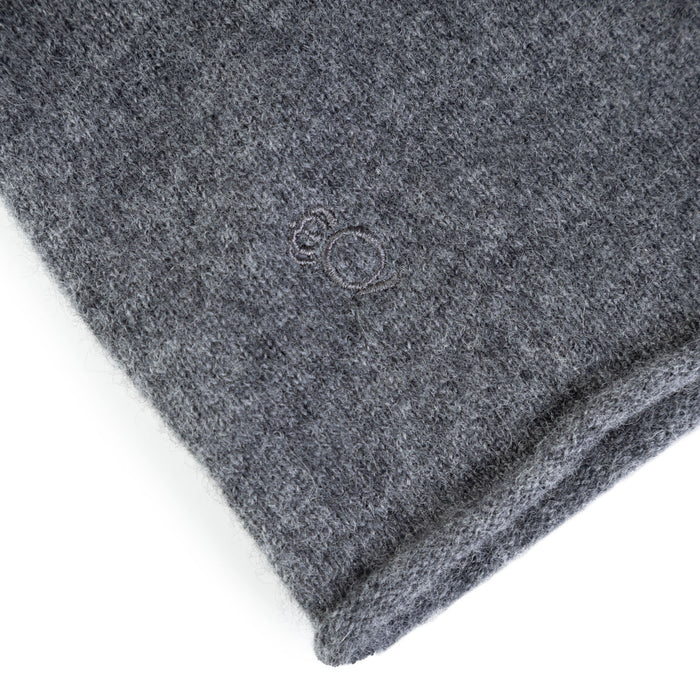30% Cashmere Slouch Beanie Shadow Grey