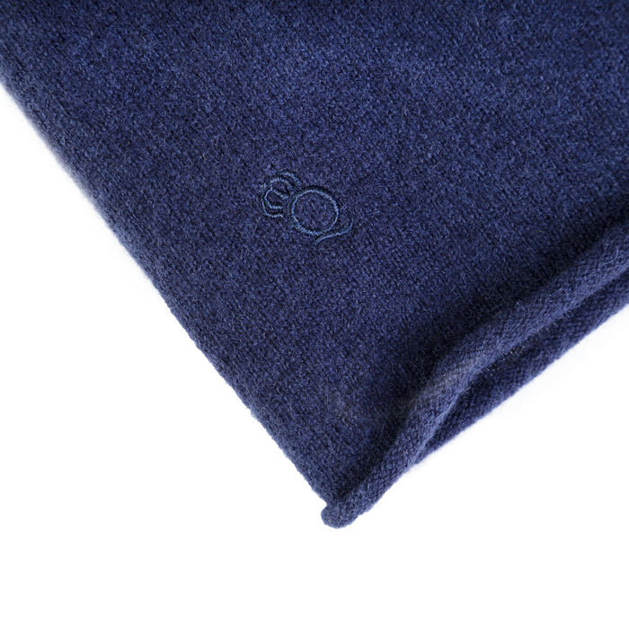 30% Cashmere Slouch Beanie Deep Sea