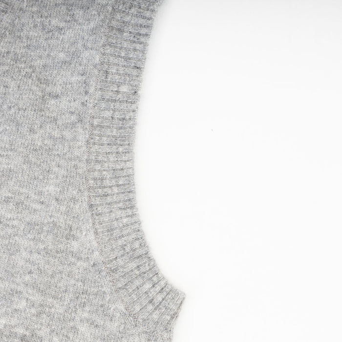 30% Cashmere V Tank Modest