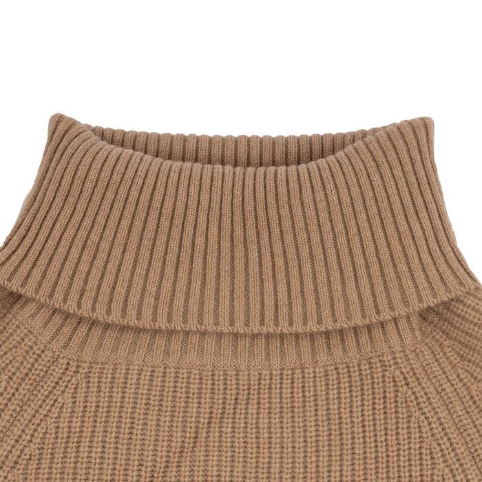 100% Cashmere Polo Poncho Hazel